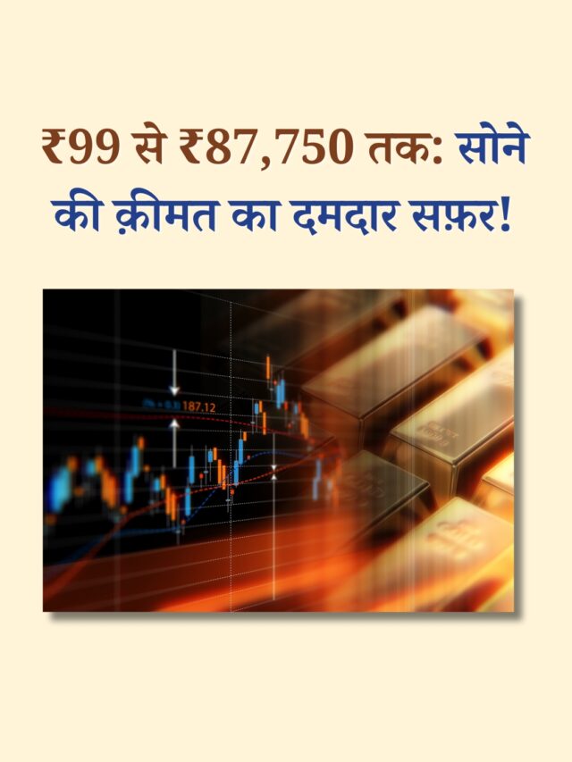 सोने की क़ीमत ₹99 से ₹87,750 तक: जानिए 1950 से 2025 तक का सफ़र