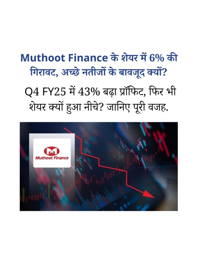 Muthoot Finance Q4 FY25: ज़बरदस्त प्रॉफिट के बाद भी शेयर में 6% गिरावट क्यों?