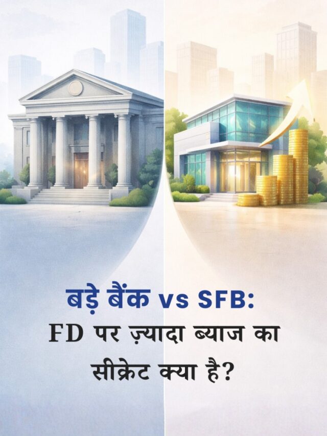 बड़े बैंक vs SFB: FD पर ज़्यादा ब्याज का सीक्रेट क्या है?
